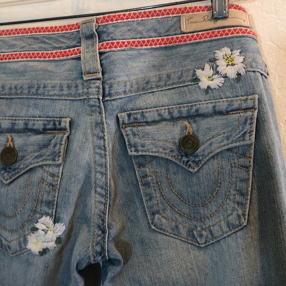 NWOT True Religion Bell Bottom Jeans Size 26 - Picture 6 of 9